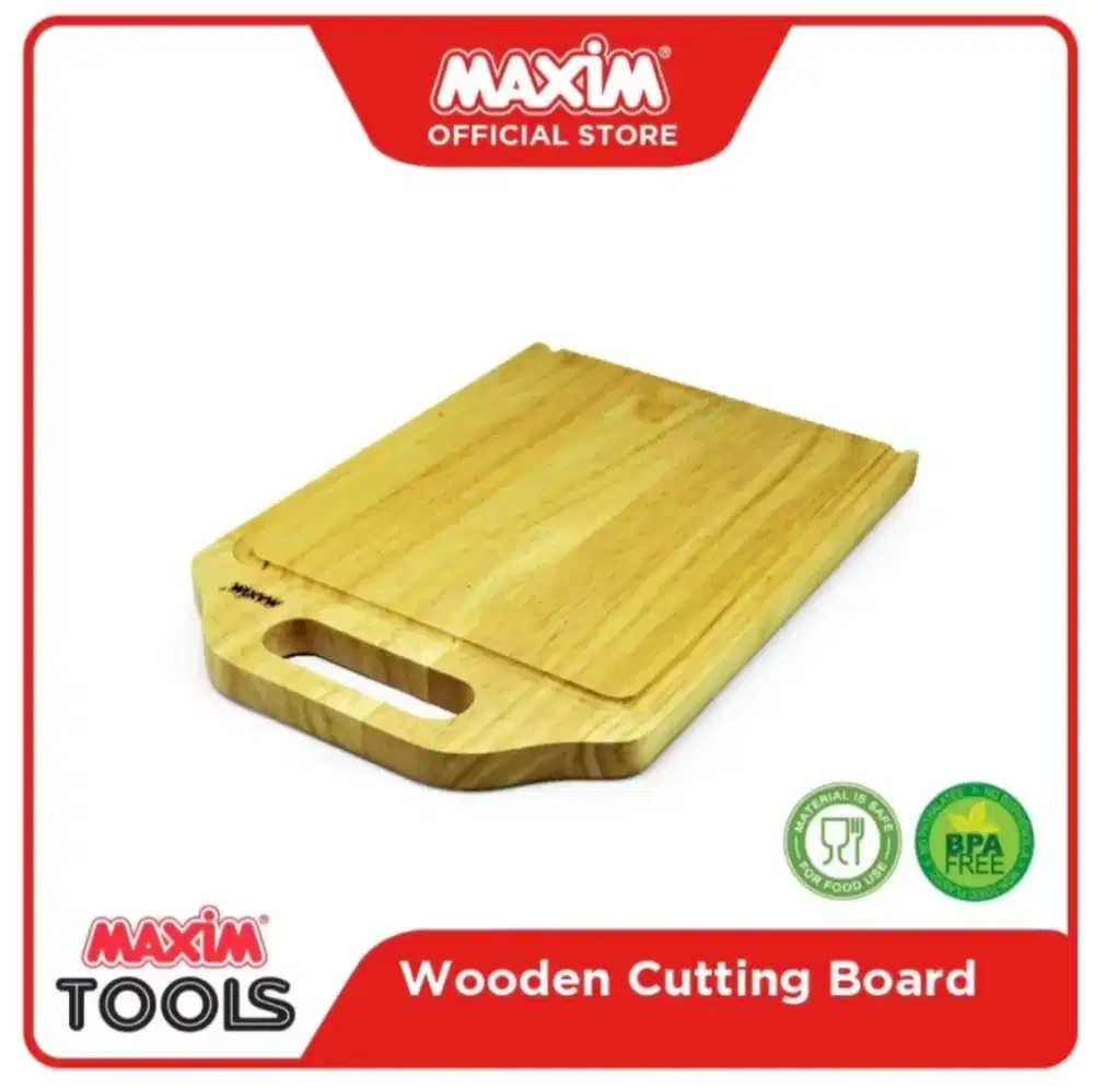 Maxim Tools Wooden Cutting Board - Tanenan Kayu