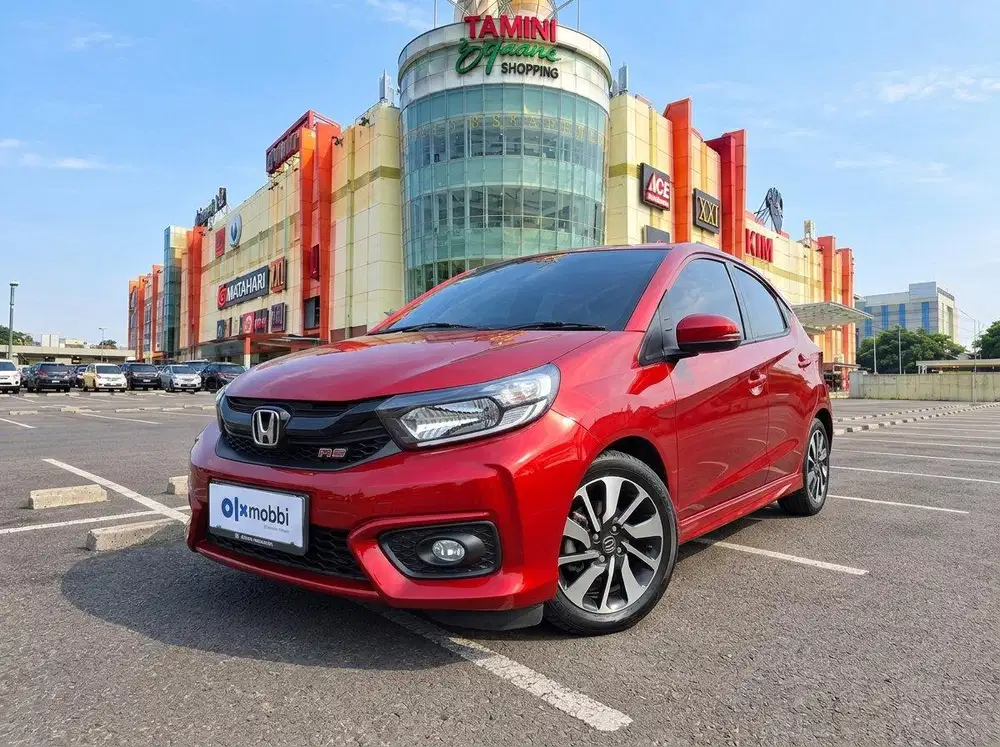 TDP RENDAH - Honda Brio 1.2 RS Bensin-AT 2020 Merah tua CTRAB