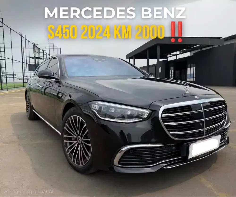 MERCEDES BENZ S450 2024 Black On Black. KM 2,xxx ISTIMEWA. MERCY S 450
