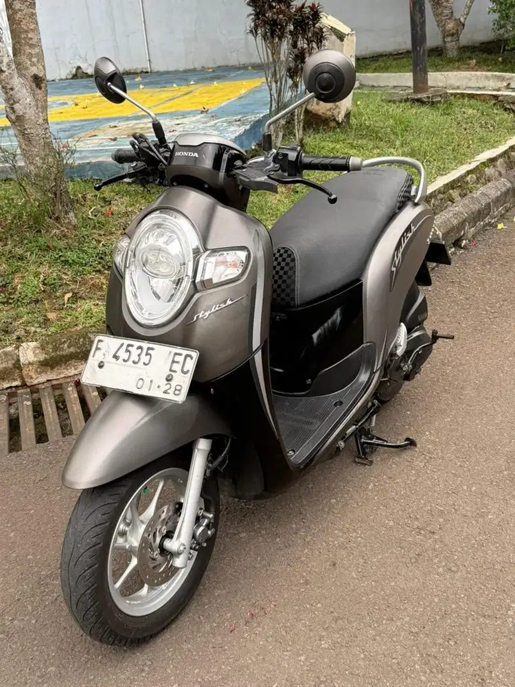 Honda Scoopy Stylish Thn 2018 Matte Brown Mulus