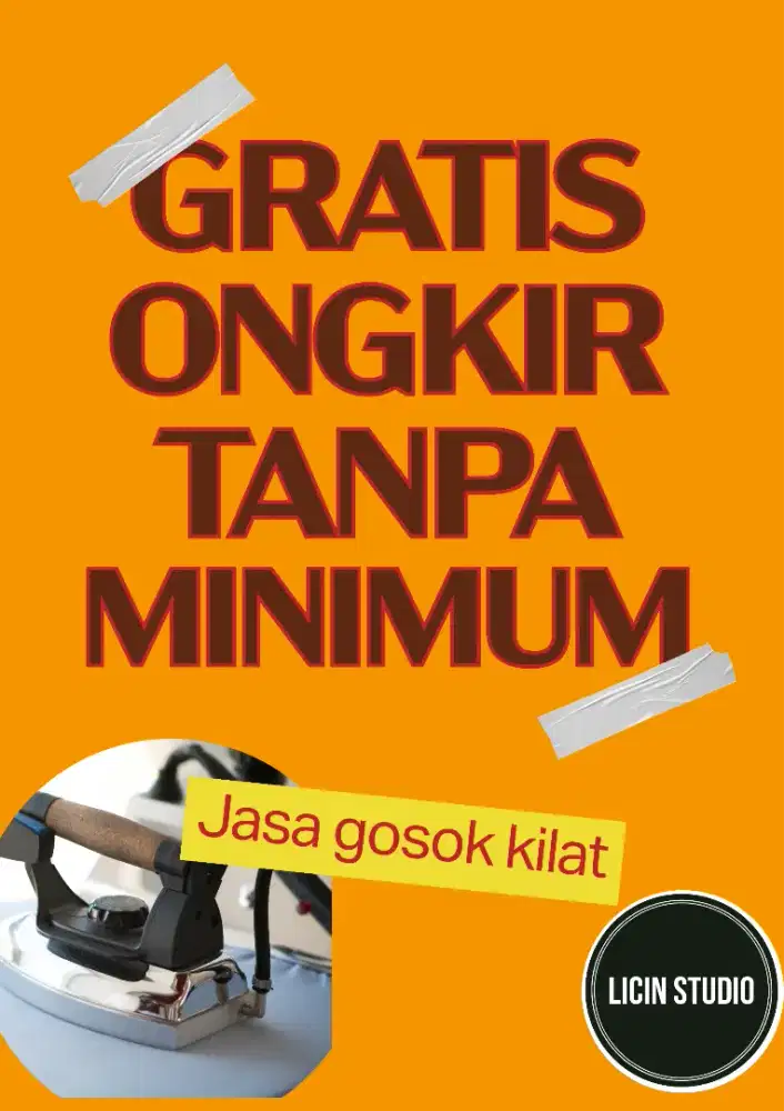 Jasa setrika kilat