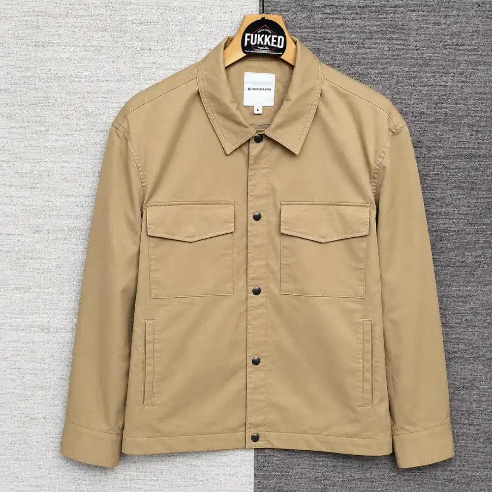 Work jaket Military GIORDANO brown colour Size L
