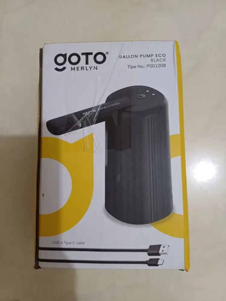 GOTO Merlyn Pompa Air Galon Elektrik - Hitam ( 100% BARU & ORIGINAL )
