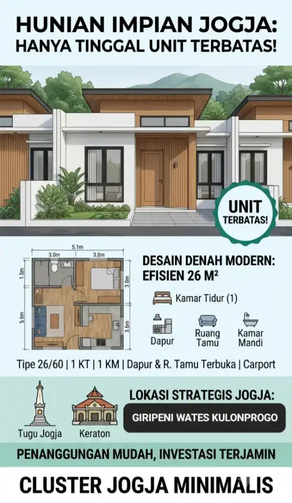 Rumah murah Yogyakarta Kulonprogo
