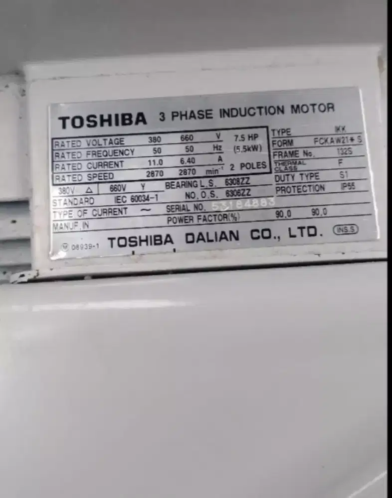 Jual cepat dinamo motor 3 phase
