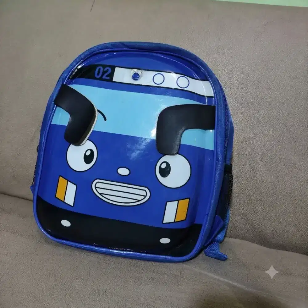 PL Tas Paud TK Tayo Biru Kondisi masih Bagus