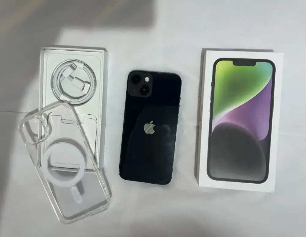 Iphone 14 midnight wifi only fullset mulus