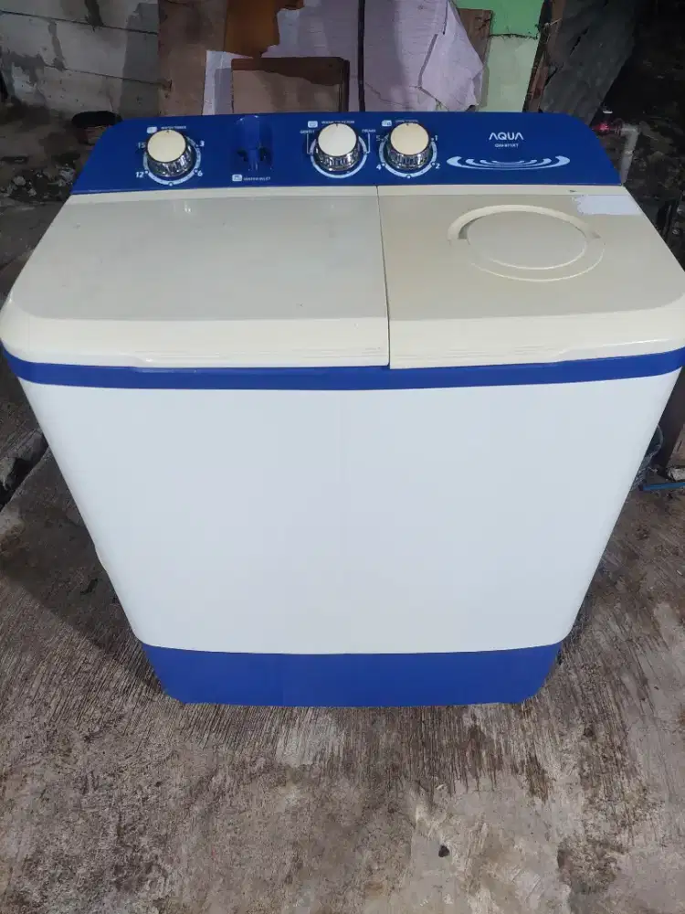 Mesin Cuci Aqua kapasitas 7,7kg Normal semua tinggal langsung pakai