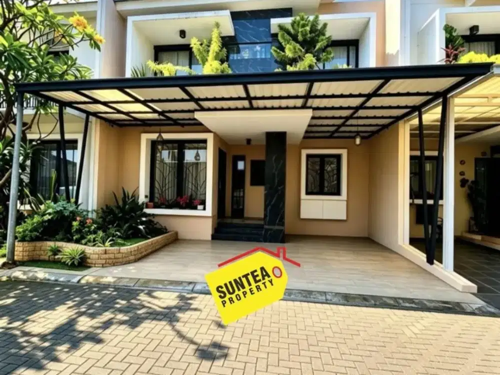 Dijual Rumah 2,5 Lantai Modern Siap Huni ada Rooftop Water Heater Kitchen Set di Jombang, Tangerang Selatan