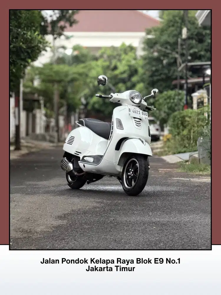 TERMURAH PIAGGIO VESPA GTS 150 IGET 4V ABS TAHUN 2019 WHITE INNOCENZA