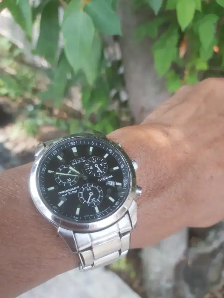 Citizen Ecodrive titanium chronograph