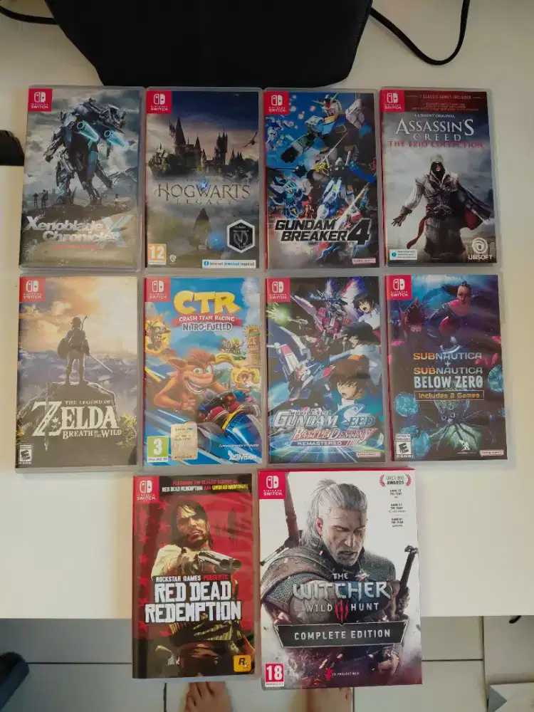 [PRELOVED] Kaset Game Nintendo Switch Mulus Lengkap