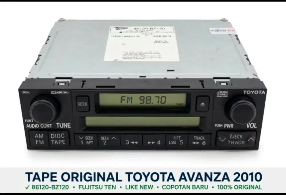 Jual Tape ORI Avanza 2010