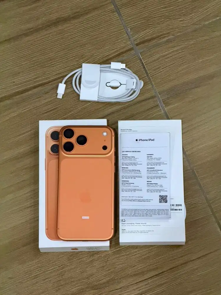 iPhone 17 Pro Max 256gb iBox cosmic orange BH 100