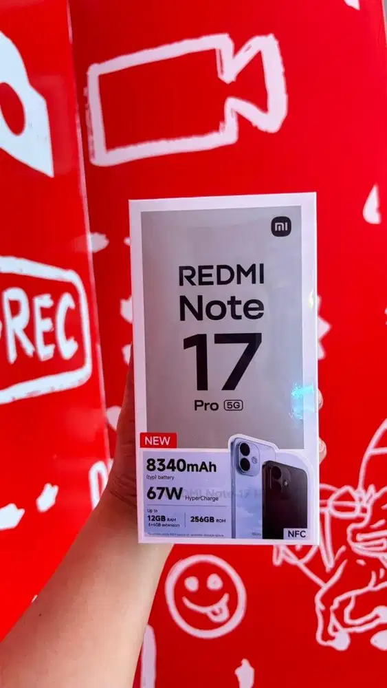 Redmi note 17 pro 5G 8/256GB free watch 5 active