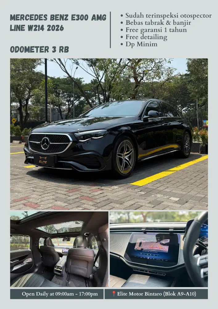 [ODO 3rb] Mercedes Benz E300 AMG Line W214 2026