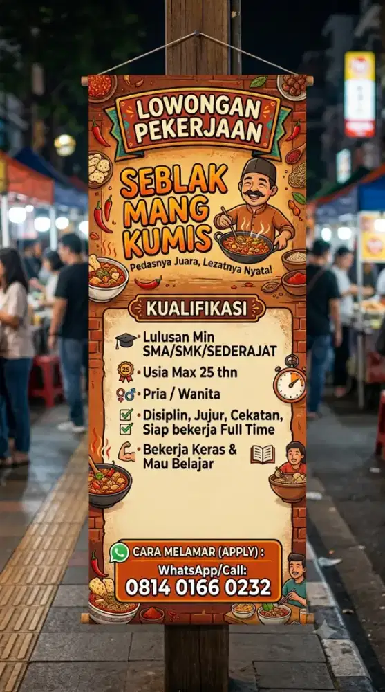 Dibutuhkan segera