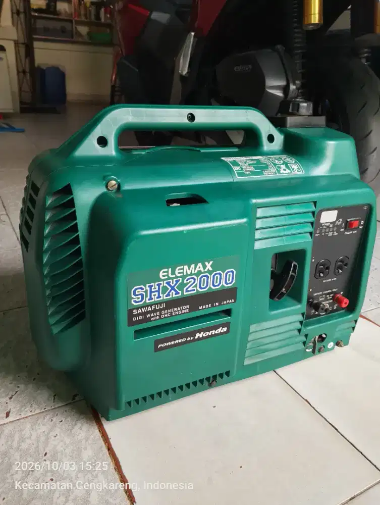 Genset Generator Honda Elemax SHX2000