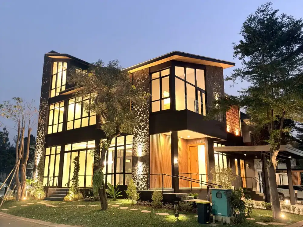 Dijual Rumah Mewah Tipe Hoek Dengan Taman Luas dan Kamar Tidur Besar di The Eminent BSD City