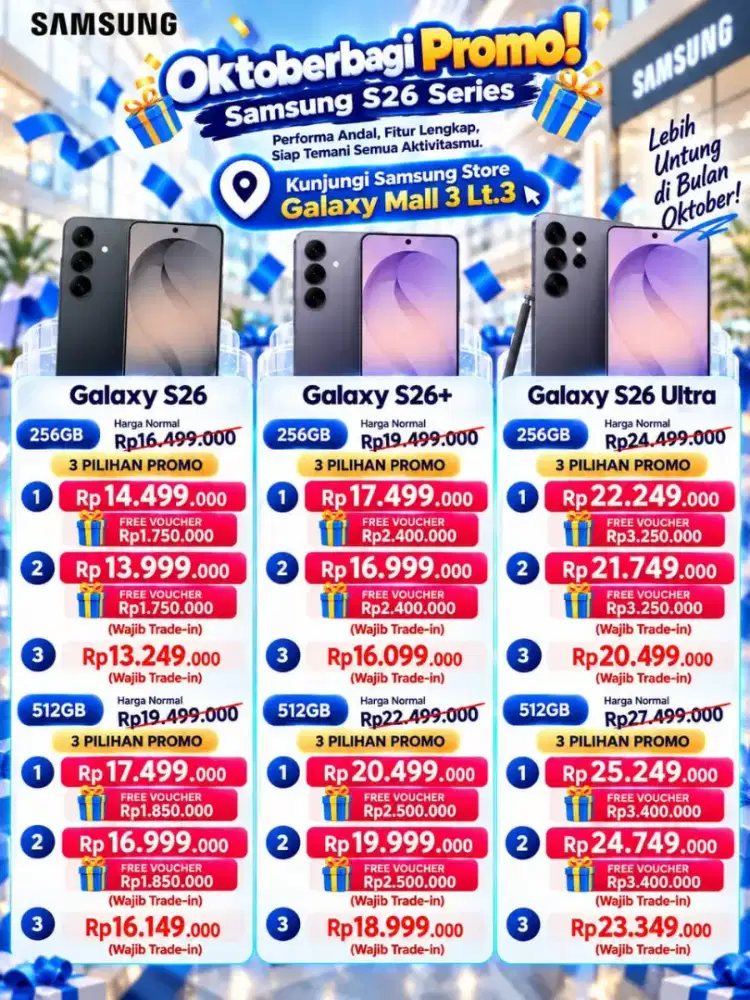 Promo Samsung Galaxy S26 Series