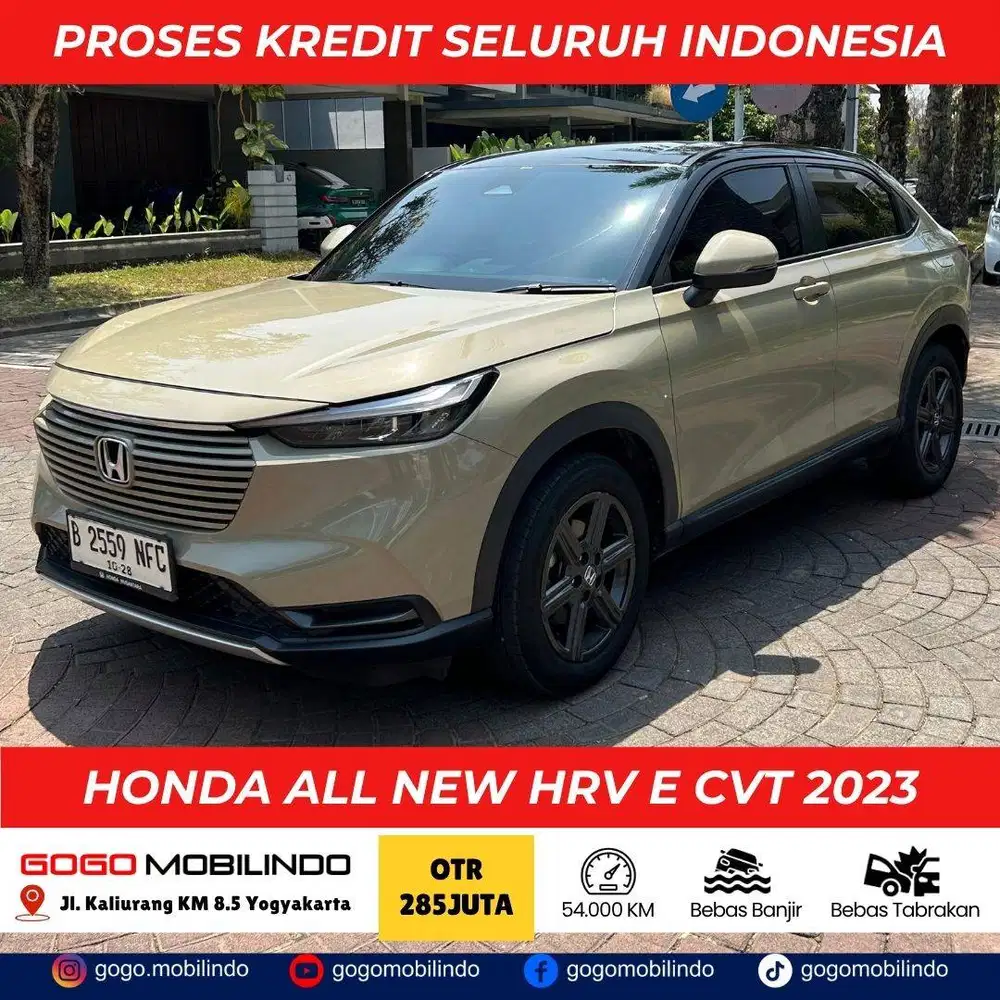 HONDA ALL NEW HRV E CVT 2023 COKLAT PEMAKAIAN 2024 DP MURAH