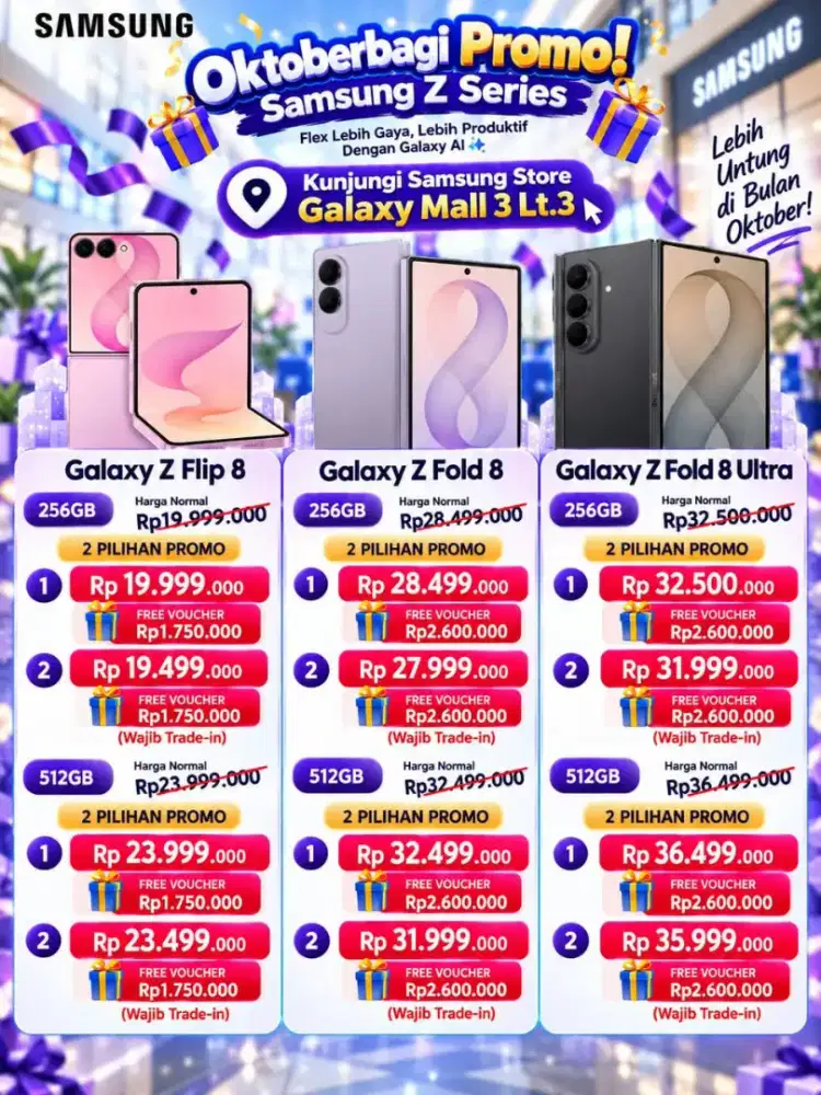 Promo Samsung Galaxy ZFoldable