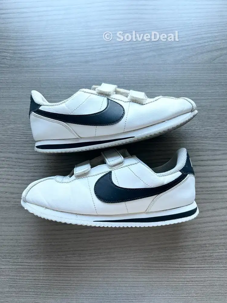 Sepatu Nike Cortez Basic White Black