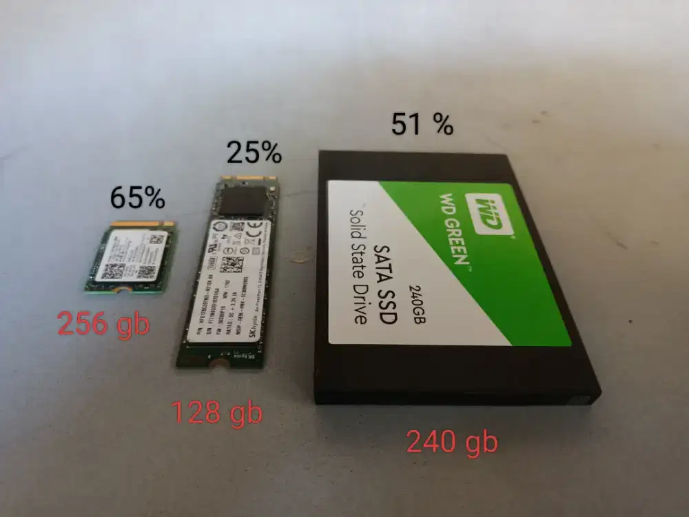Dijual SSD & HDD kondisi rusak & sentinel Drop
siapa tau ada yg minat