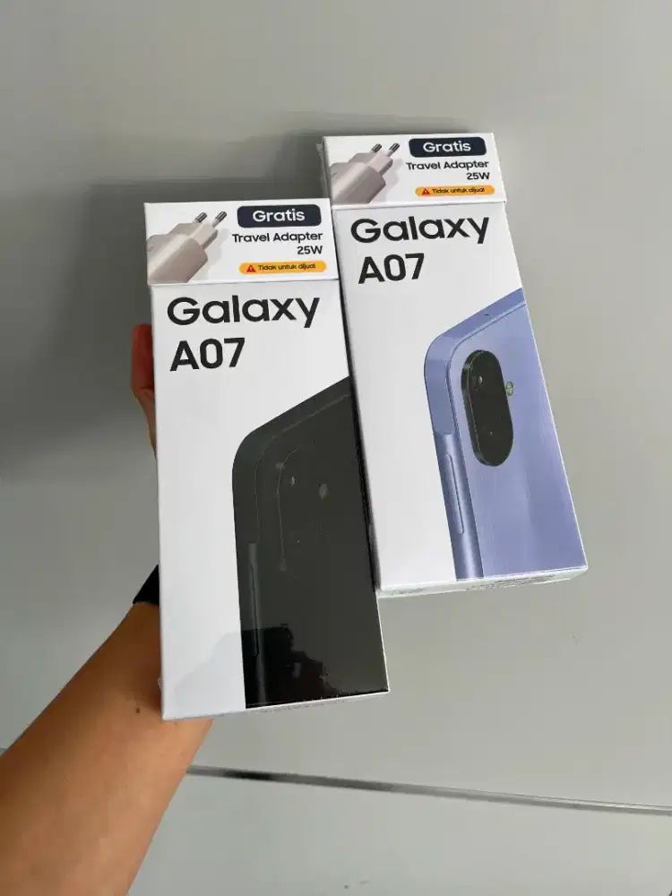 Samsung A07 4/128 GB New Segel Garansi Resmi 12 Bulan Promo
