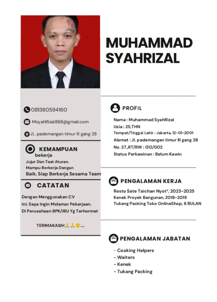 Sangat Berniat Mencari Lowongan pekerjaan