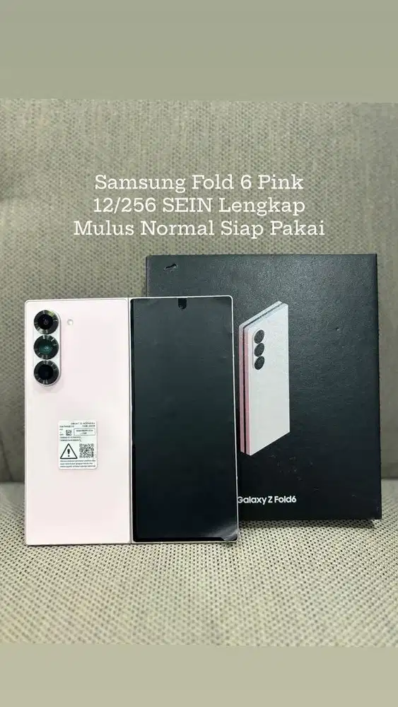 Samsung Fold 6 Pink 256 Resmi SEIN