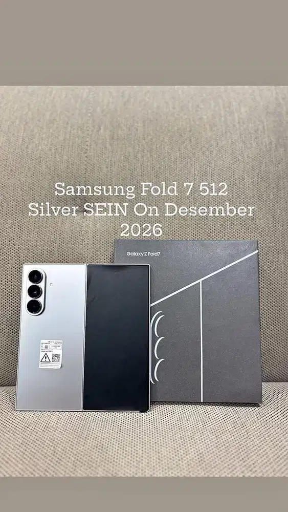 Samsung Fold 7 512 Silver SEIN On Desember 2026