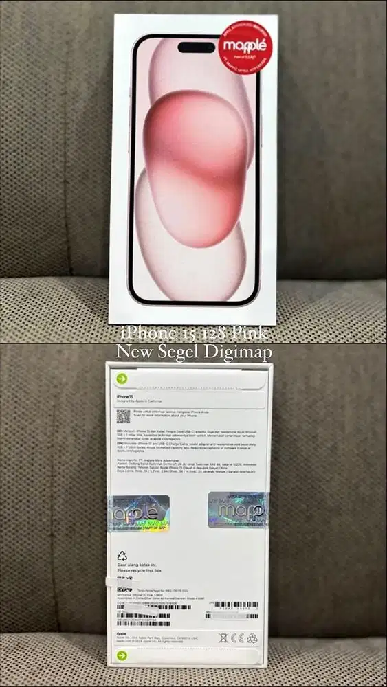 iPhone 15 128gb Pink New by Digimap
