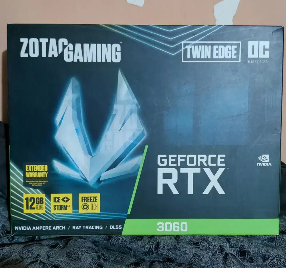 [WTS] ZOTAC RTX 3060 12 GB Twin Edge OC Edition