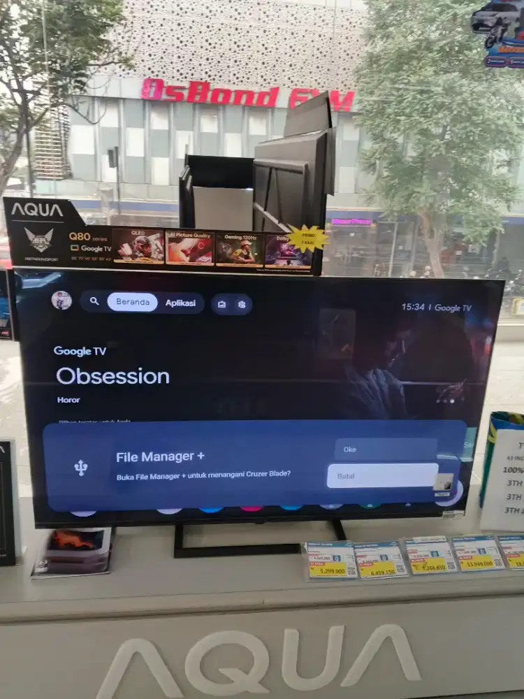Televisi 75 inch 65inch