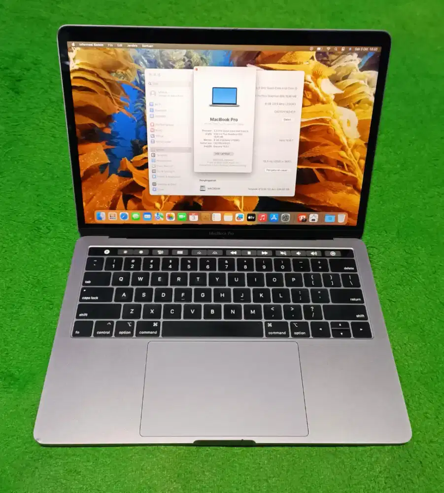 Apple MacBook Pro 2018 13inch i5 8/512 Grey Touchbar Murah