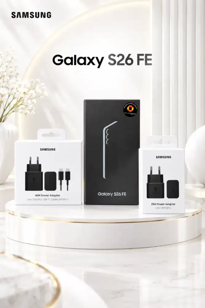 Samsung S26FE 5G 256GB (Beli 128GB dapat 256GB,Mulai 987rbuan/Bulan)