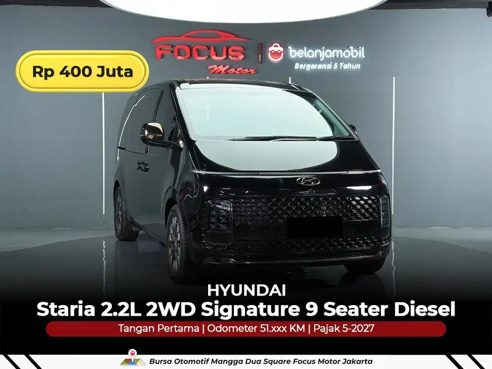 [ GARANSI 5THN ] Hyundai Staria 2.2 Signature Diesel 2021/2022/2023