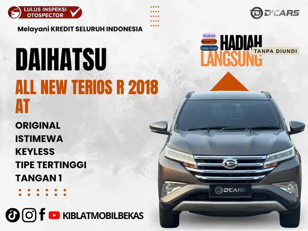 DAIHATSU ALL NEW TERIOS R MATIC 2018 ISTIMEWA