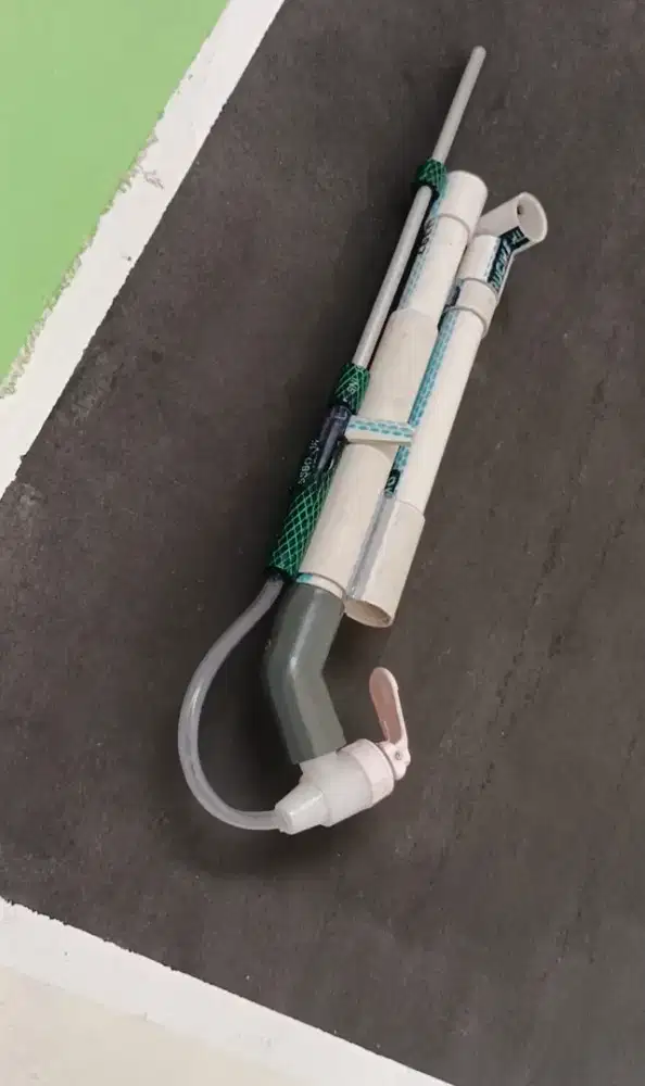 Mainan pipa pvc sistem pompa