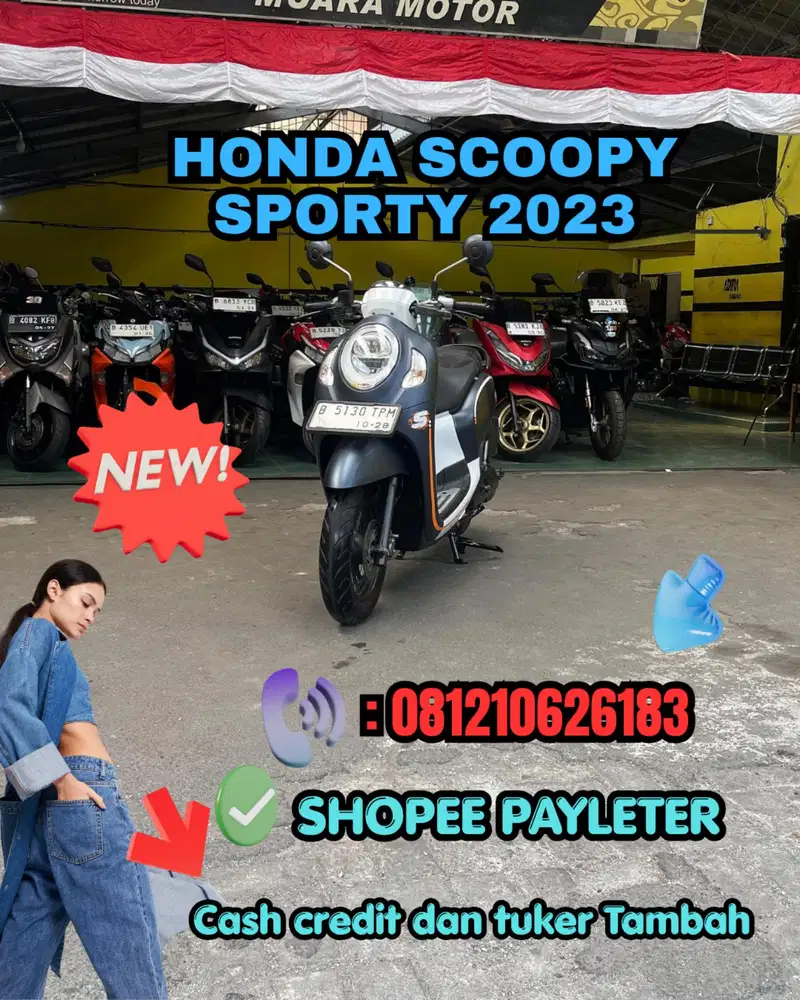 HONDA SCOOPY SPORTY 2023 MULUS