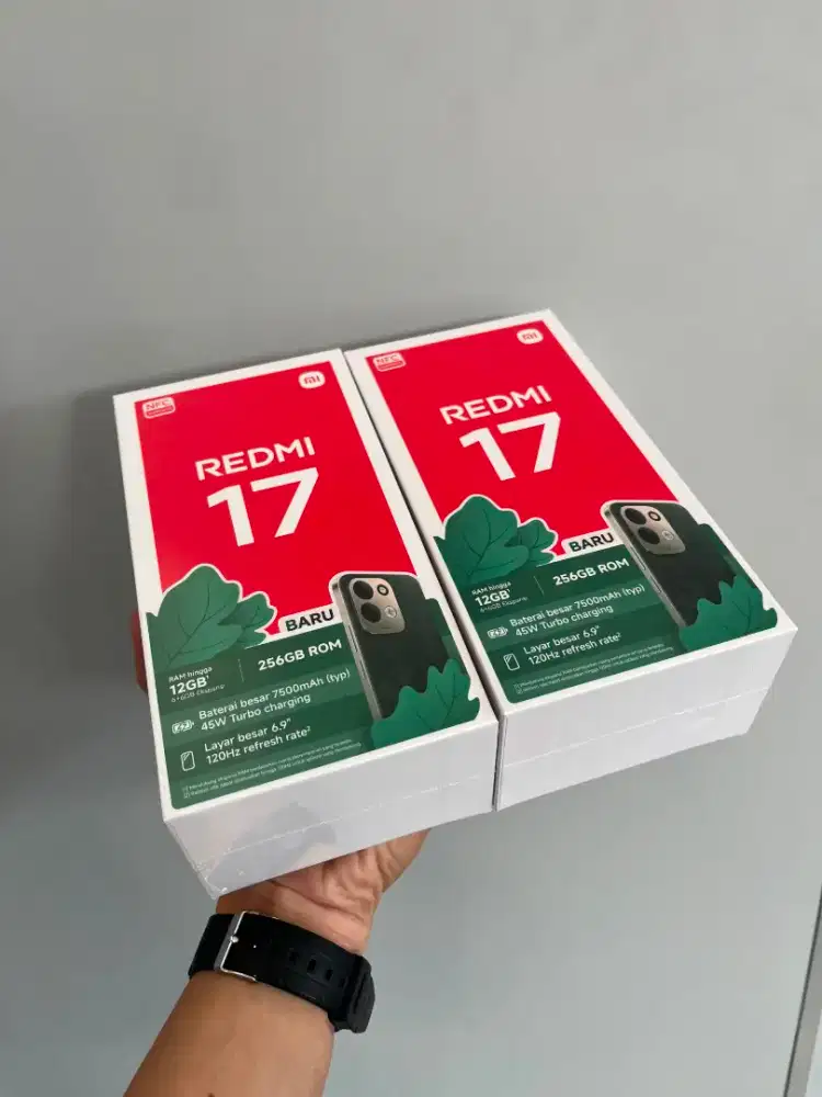 Redmi 17 6/256 GB New Segel Garansi Resmi 15 Bulan Norepack