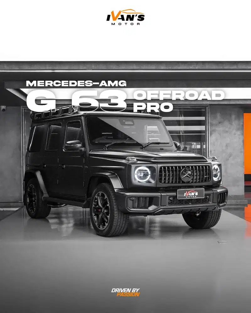 MERCEDES BENZ G63 AMG OFFROAD PRO BLACK MAGNO ON BLACK 2026 ISTIMEWA
