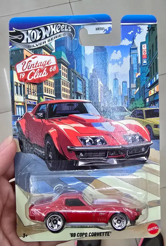 Hot Wheels '69 COPO Corvette Silver Series – Vintage Club '68 (3 of 5)