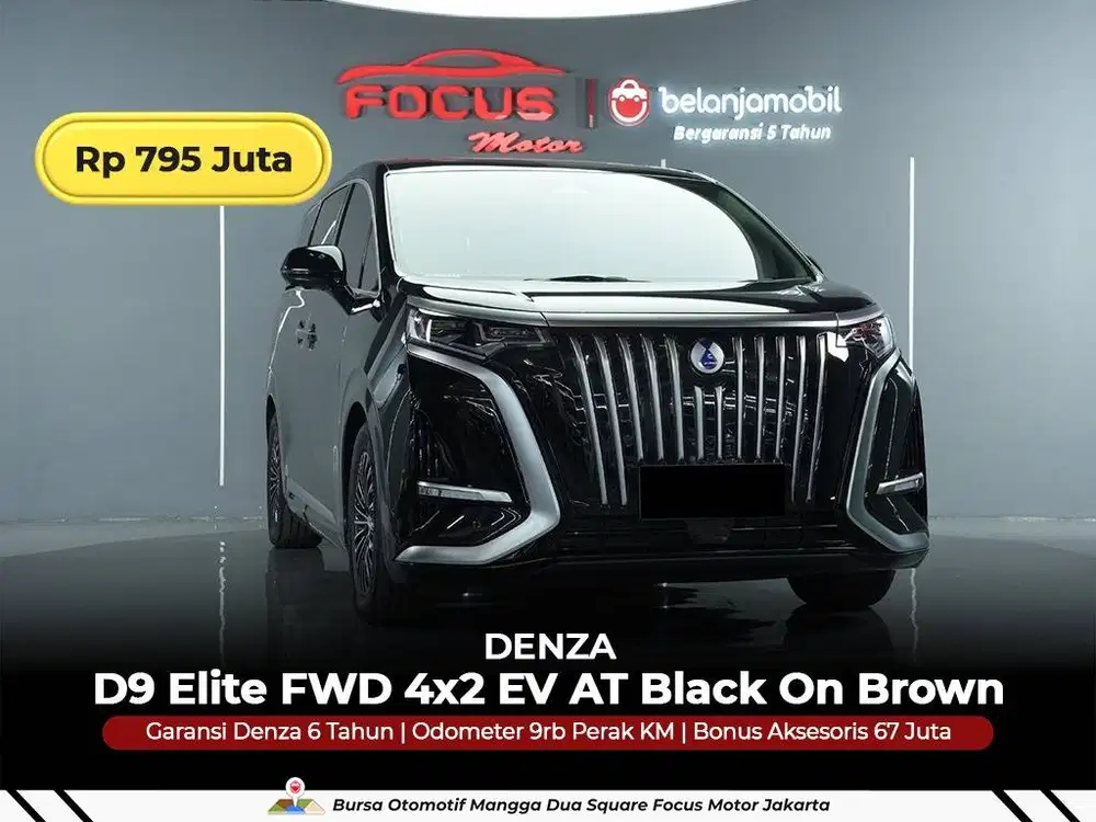 [ GARANSI 5THN KM 9RB ] Denza D9 D 9 Elite FWD 4x2 EV 2024/2025/2026