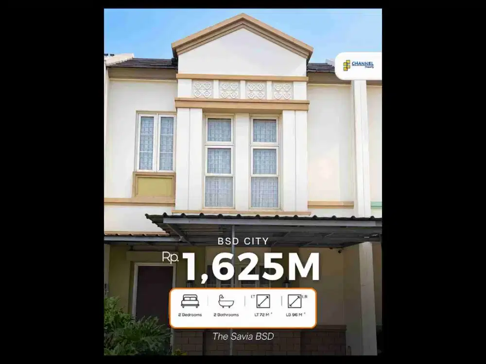 Di Jual Rumah 2 Lantai Strategis Siap Huni The Savia BSD City, Vn