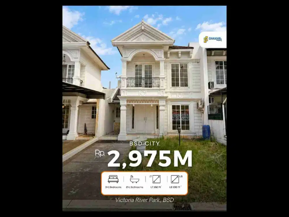 Rumah Bagus Siap Huni Dekat Akses Tol, Victoria River Park BSD, An