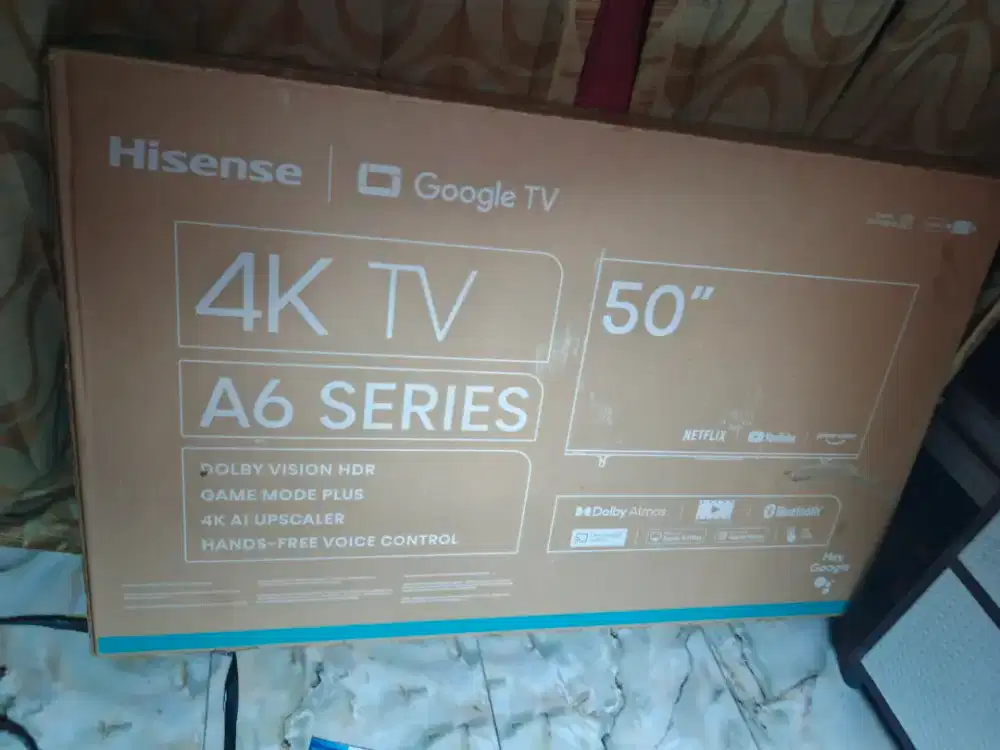 Hisense 50 inci 4K android TV
