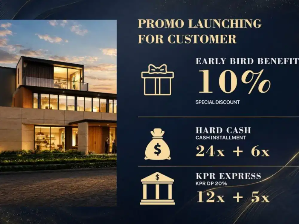 Rumah Sultan di Island Villa Navapark LT 1.324 m² LB 1.500 m² Harga 116 Miliar