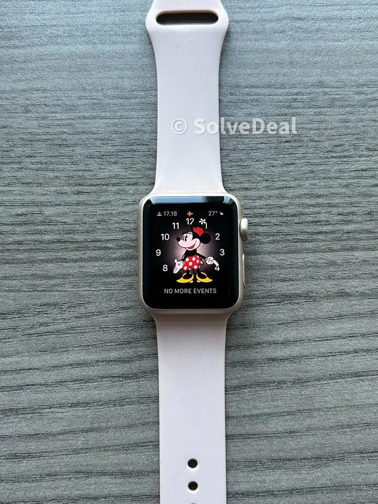 Apple Watch Series 38mm Gold Siap Pakai